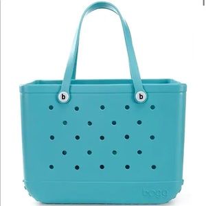 Large turqouise Bogg tote Bag